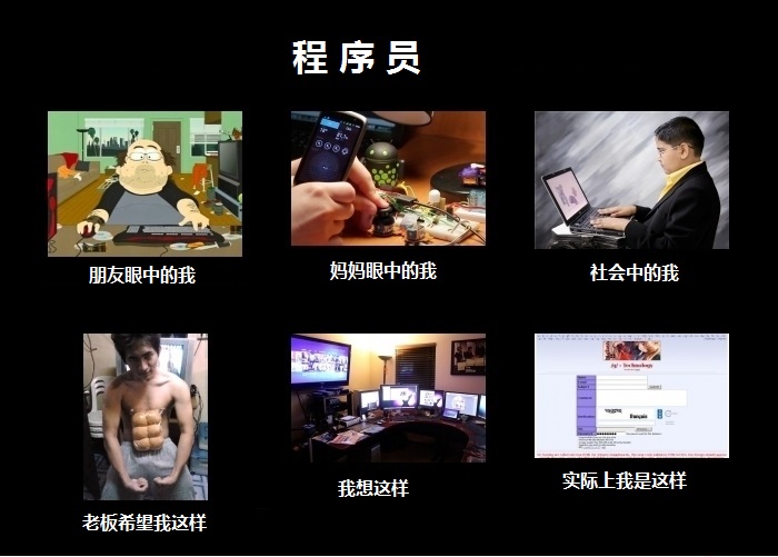 眼中体【续】：大家眼中的程序员